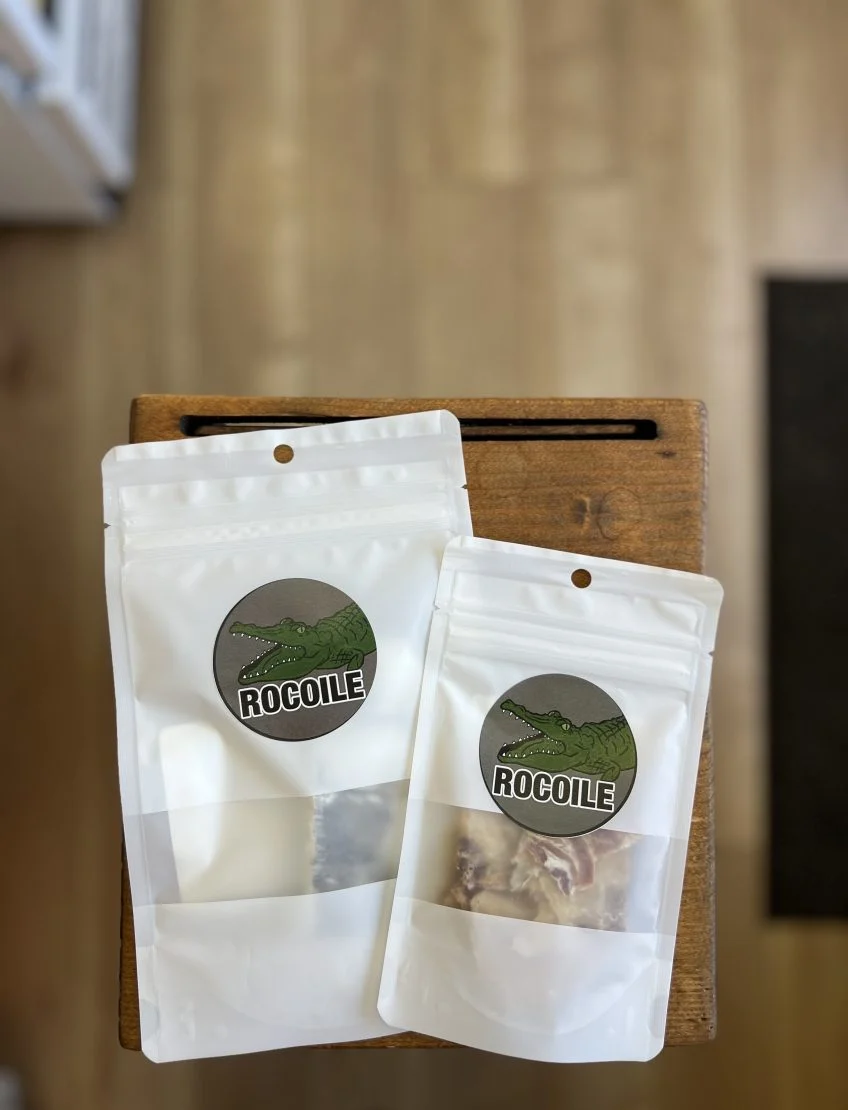 ROCOILEワニ肉新しく入荷しました。